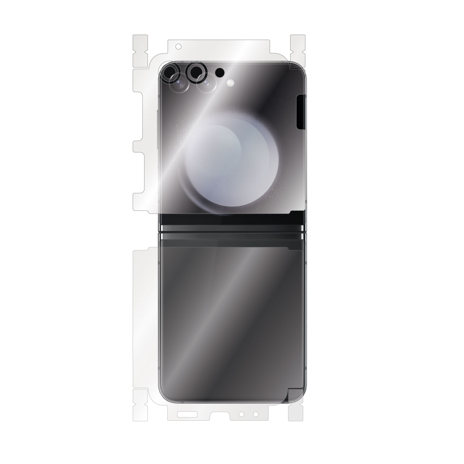 Samsung Galaxy Z Flip 5 Clear Transparent Invisible Shield Skin Wrap - ULTRA Skins